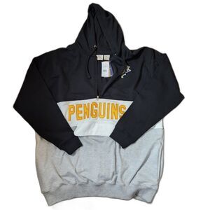 Fanatics NHL Penguins Hoodie – Men’s 2XLT Tall, Quarter-Zip Pullover, NWT